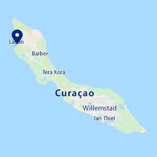 Playa Lagun on the Curacao map