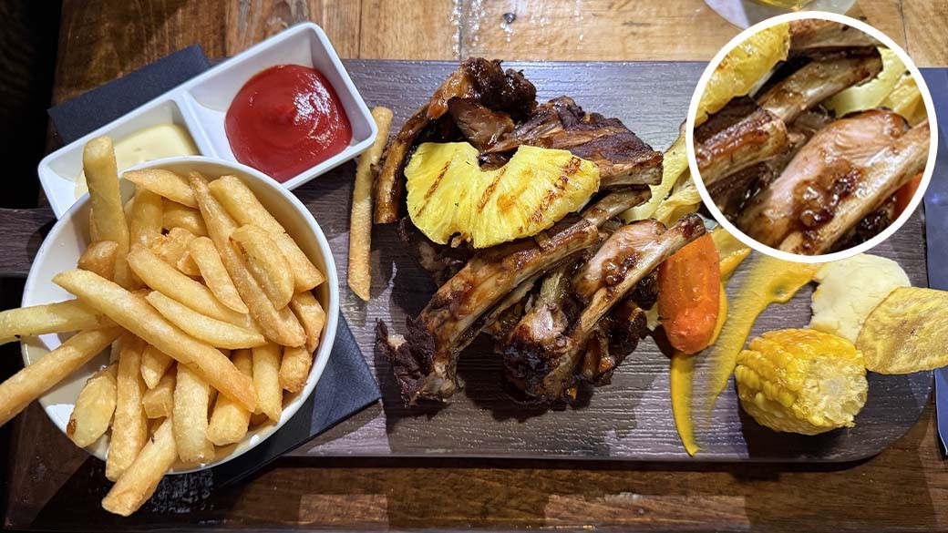 Ribs in the Blues (Avila Beach) restaurant in Curacao