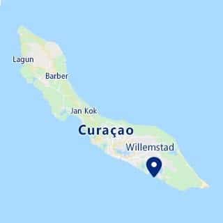 Directeur's Bay Beach on Curacao map