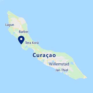 Porto Mari on Curacao map