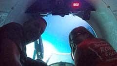 Im Substation U-Boot auf ca. 600 Fuß Tiefe