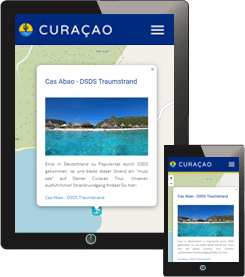 My Curacao auf Tablet und Smartphone