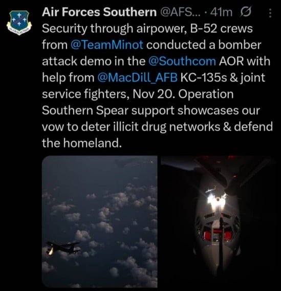 US Luftverkehrswarnung für die südliche Karibik