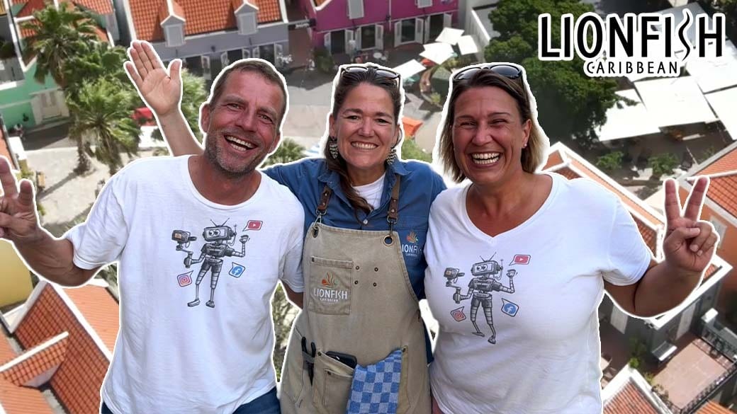 Lionfish Carribean - wir zusammen mit Lisette